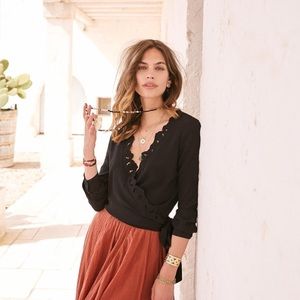 Sézane silk blouse Elina